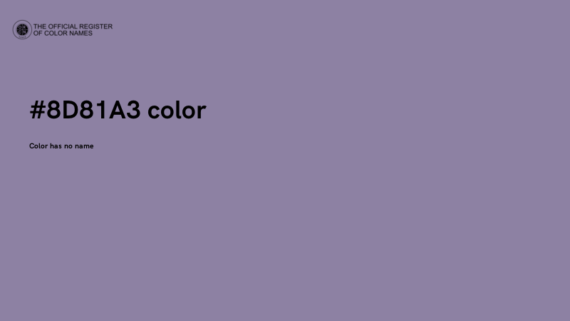 #8D81A3 color image