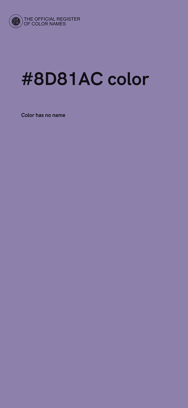 #8D81AC color image