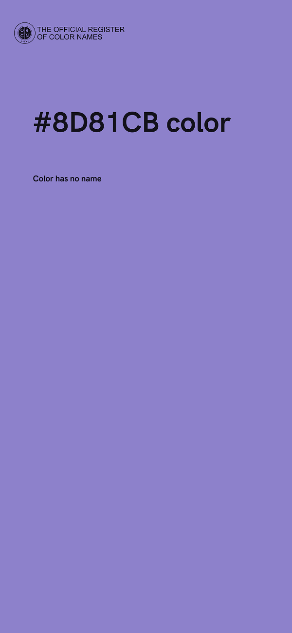 #8D81CB color image