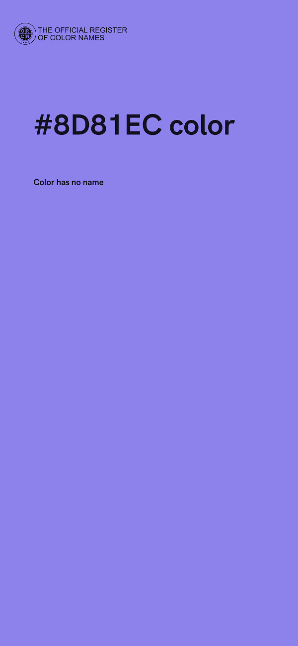 #8D81EC color image
