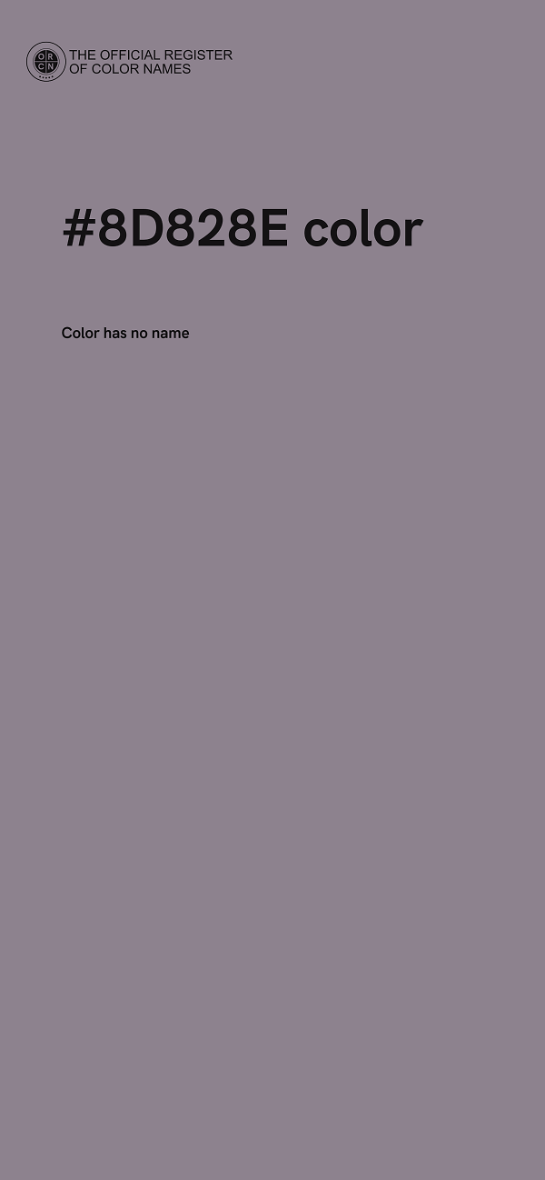 #8D828E color image