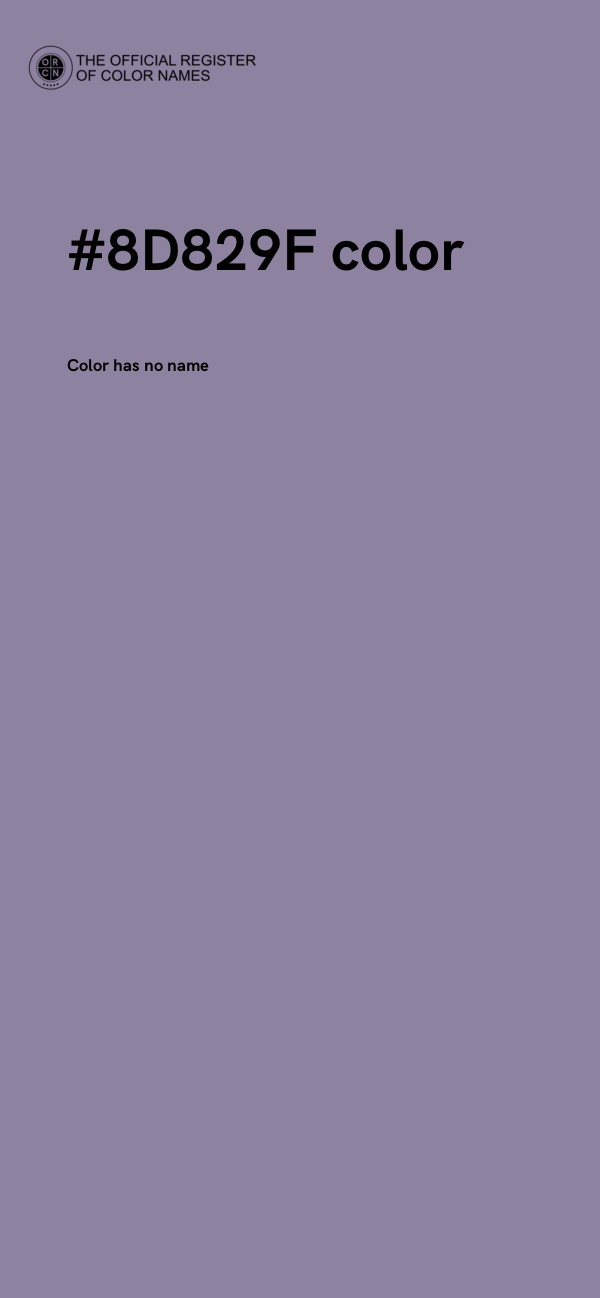 #8D829F color image