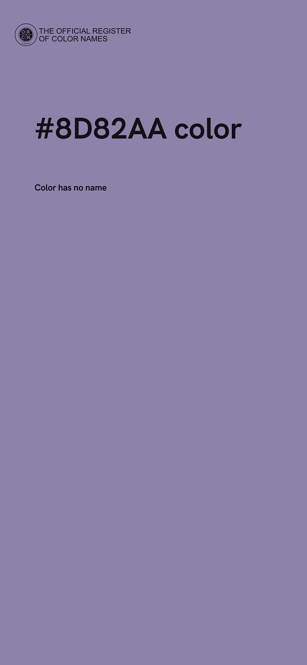 #8D82AA color image