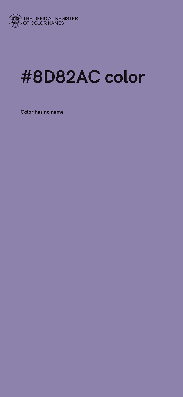 #8D82AC color image