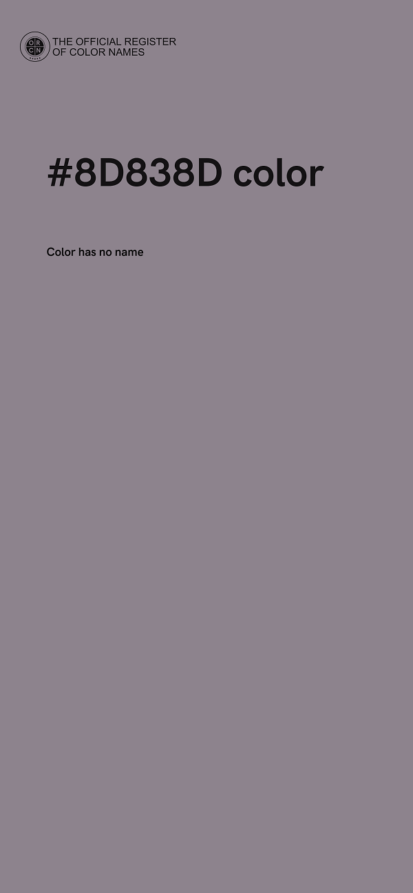 #8D838D color image