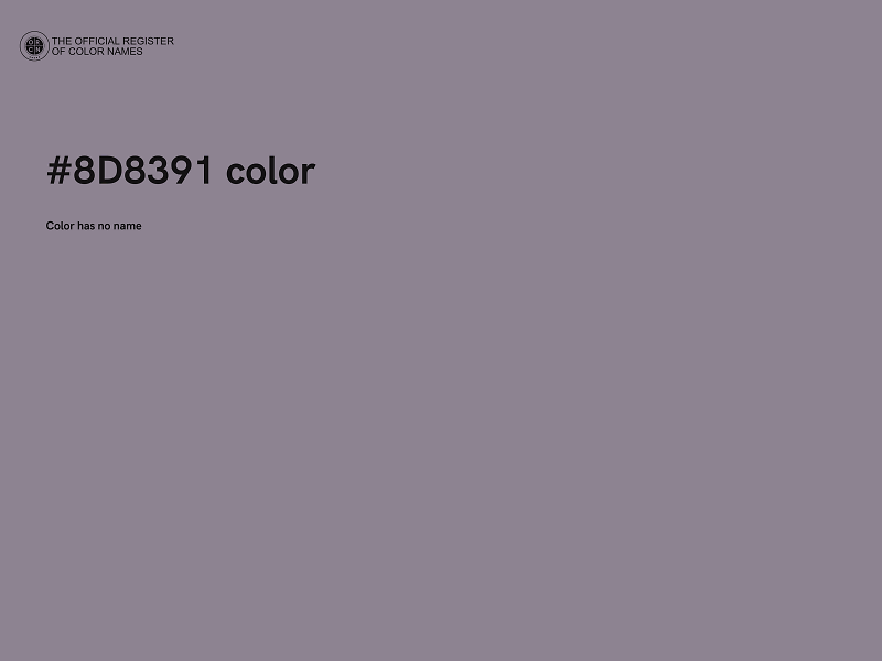 #8D8391 color image