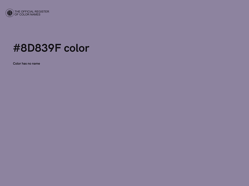 #8D839F color image