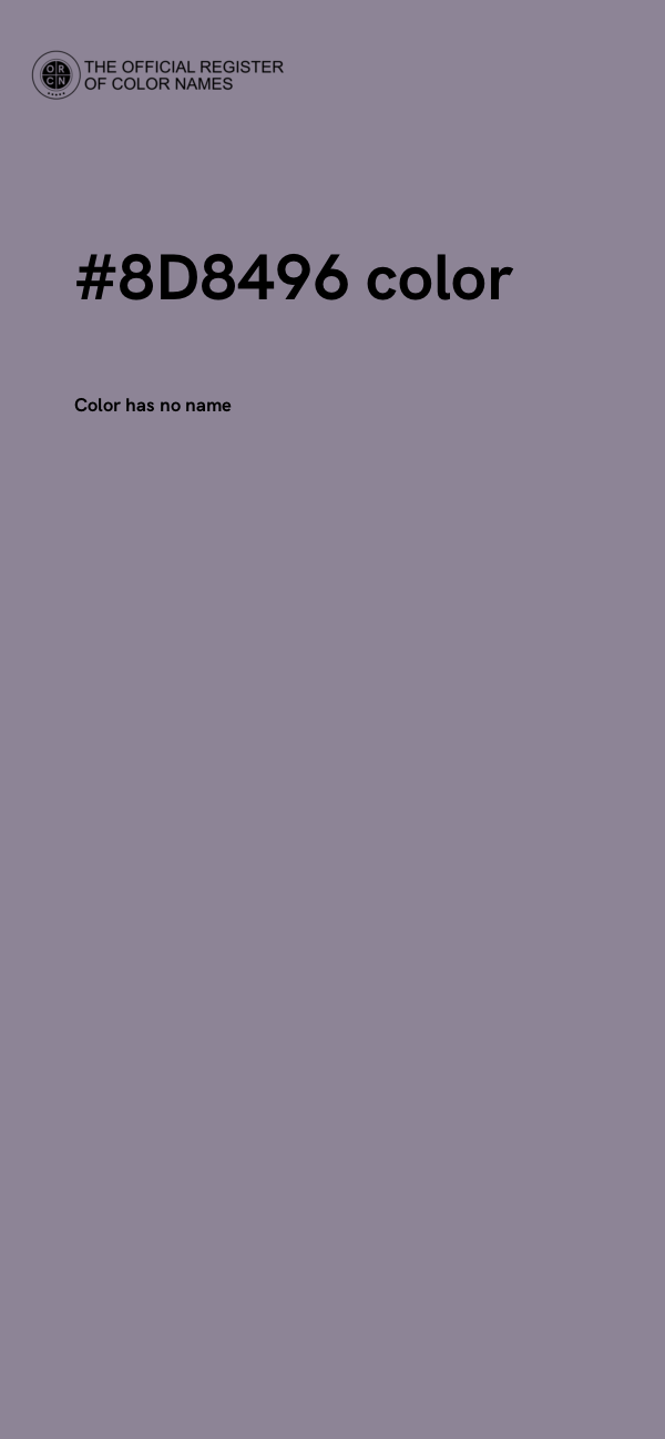 #8D8496 color image