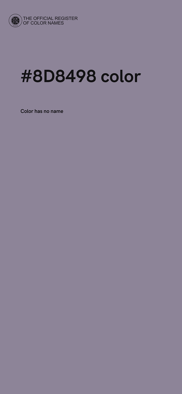 #8D8498 color image