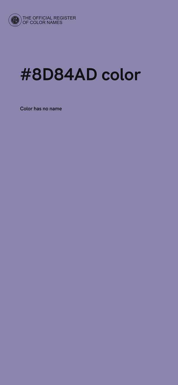 #8D84AD color image