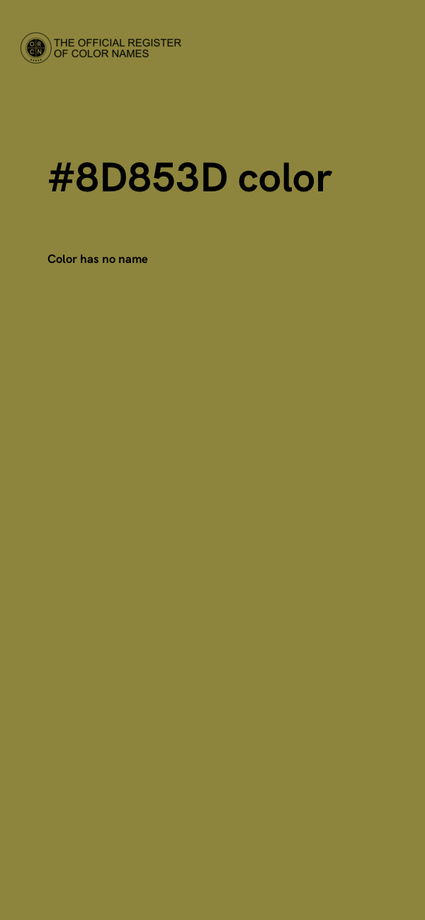 #8D853D color image