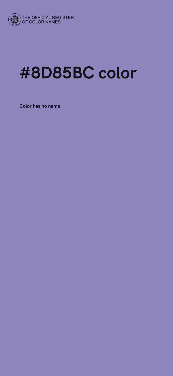 #8D85BC color image