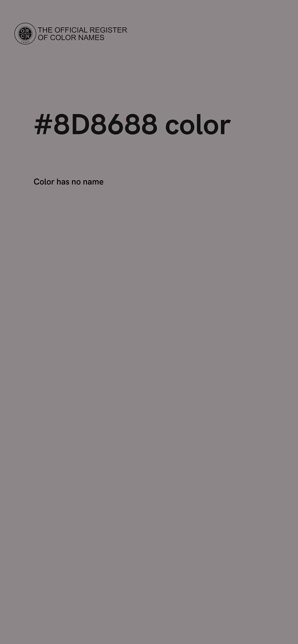 #8D8688 color image