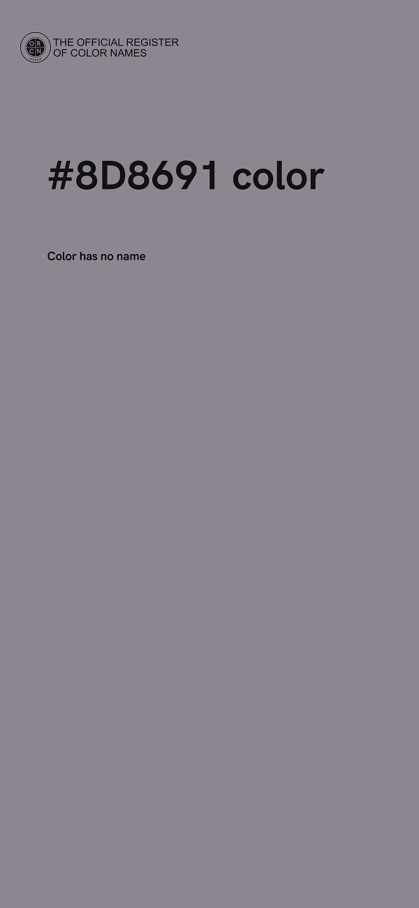 #8D8691 color image