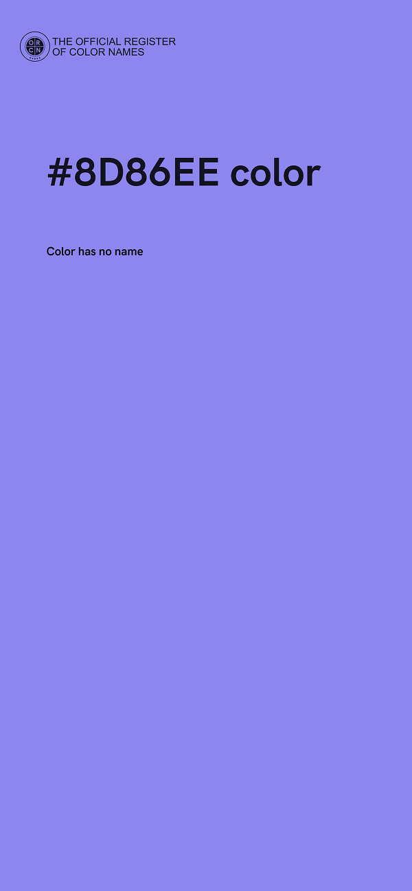 #8D86EE color image