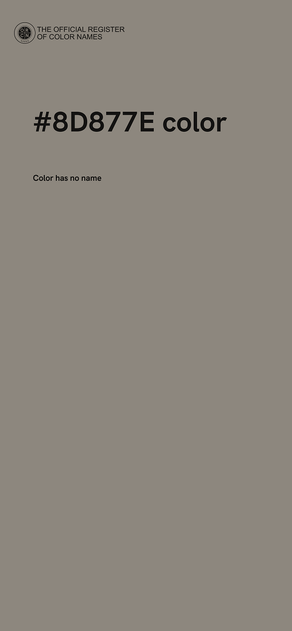 #8D877E color image