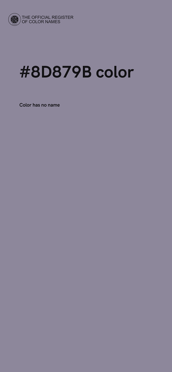 #8D879B color image