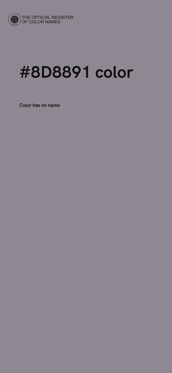 #8D8891 color image