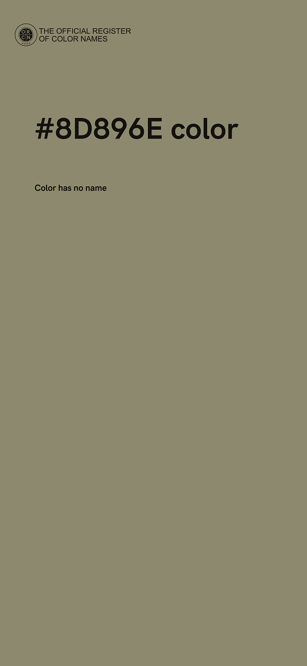 #8D896E color image
