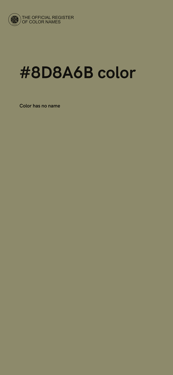 #8D8A6B color image