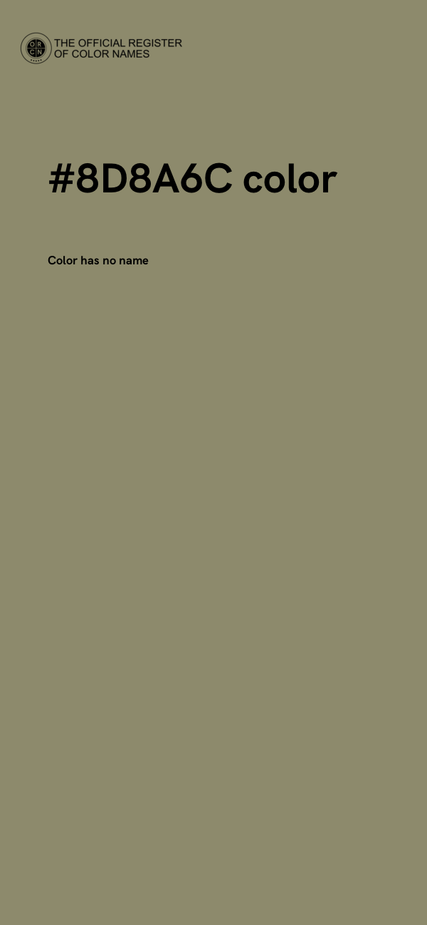 #8D8A6C color image