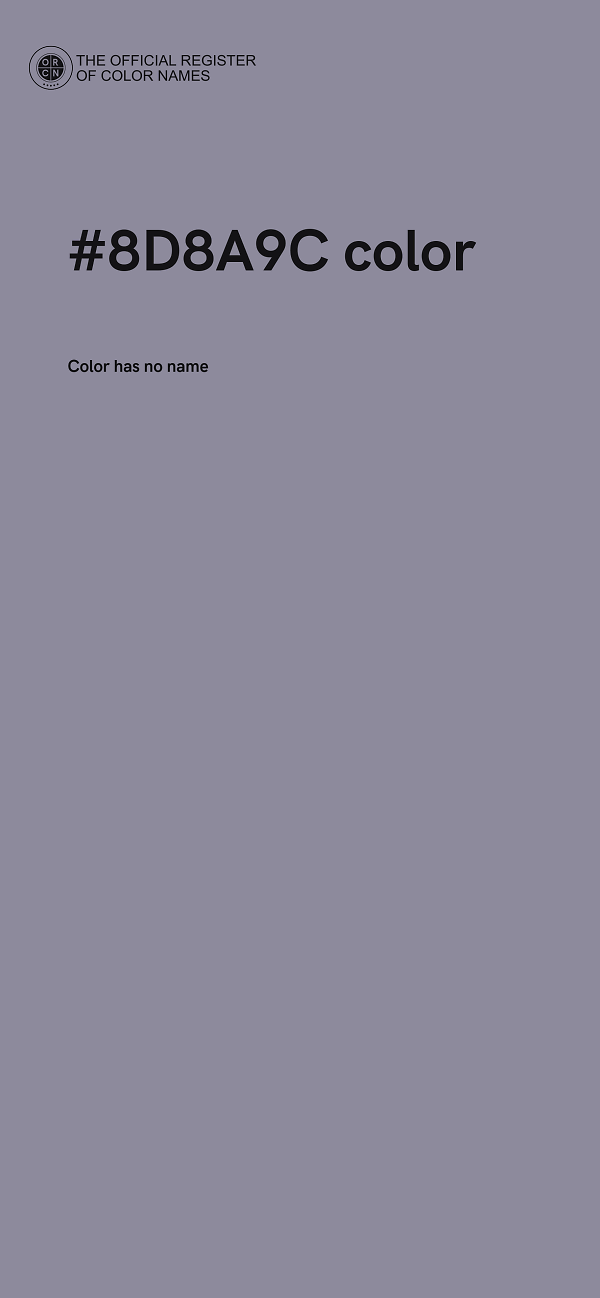 #8D8A9C color image