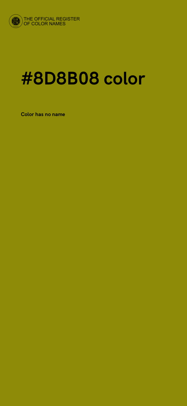 #8D8B08 color image