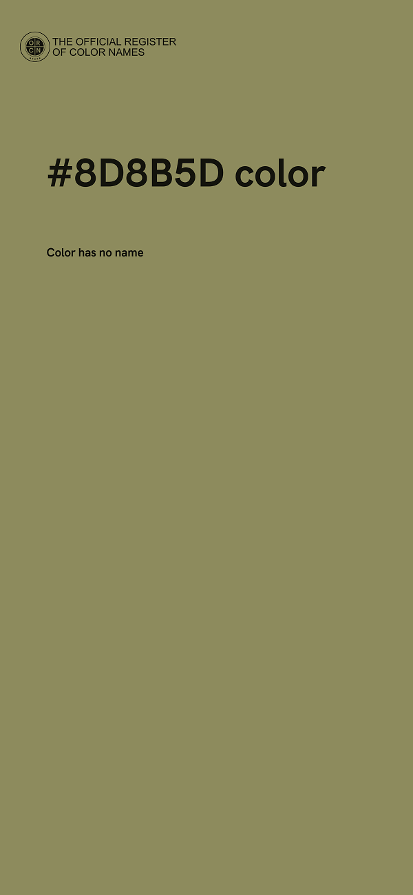 #8D8B5D color image