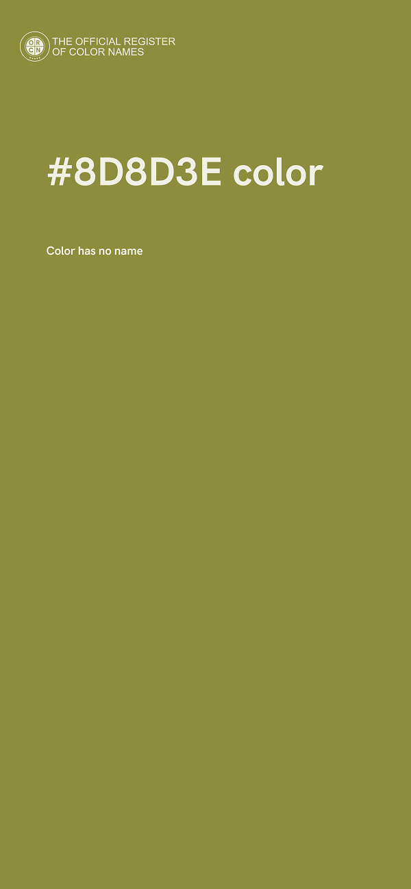 #8D8D3E color image