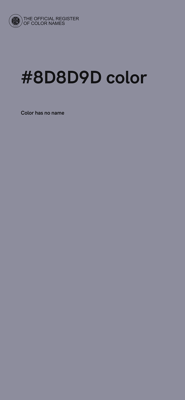 #8D8D9D color image