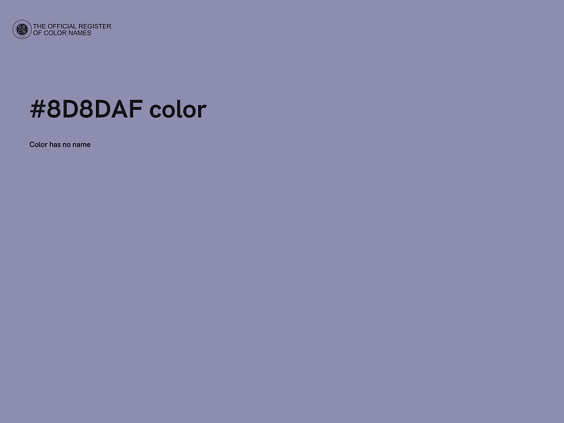 #8D8DAF color image