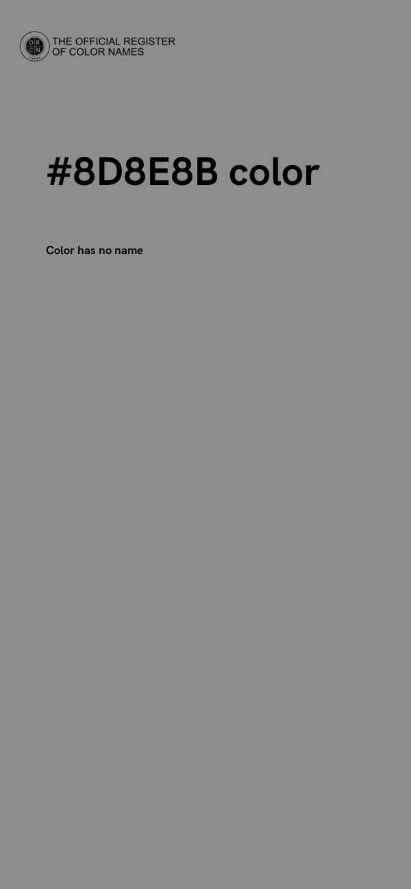#8D8E8B color image