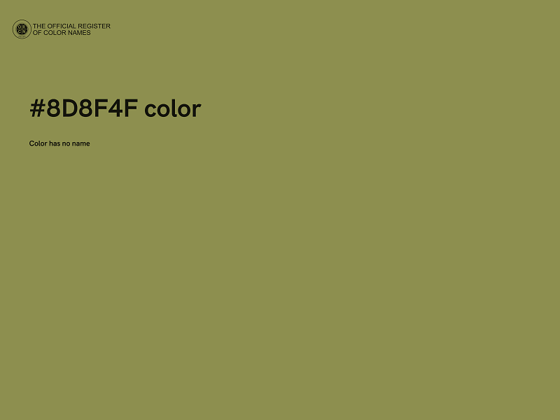 #8D8F4F color image