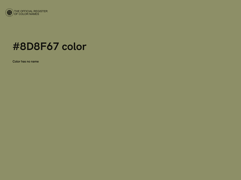 #8D8F67 color image