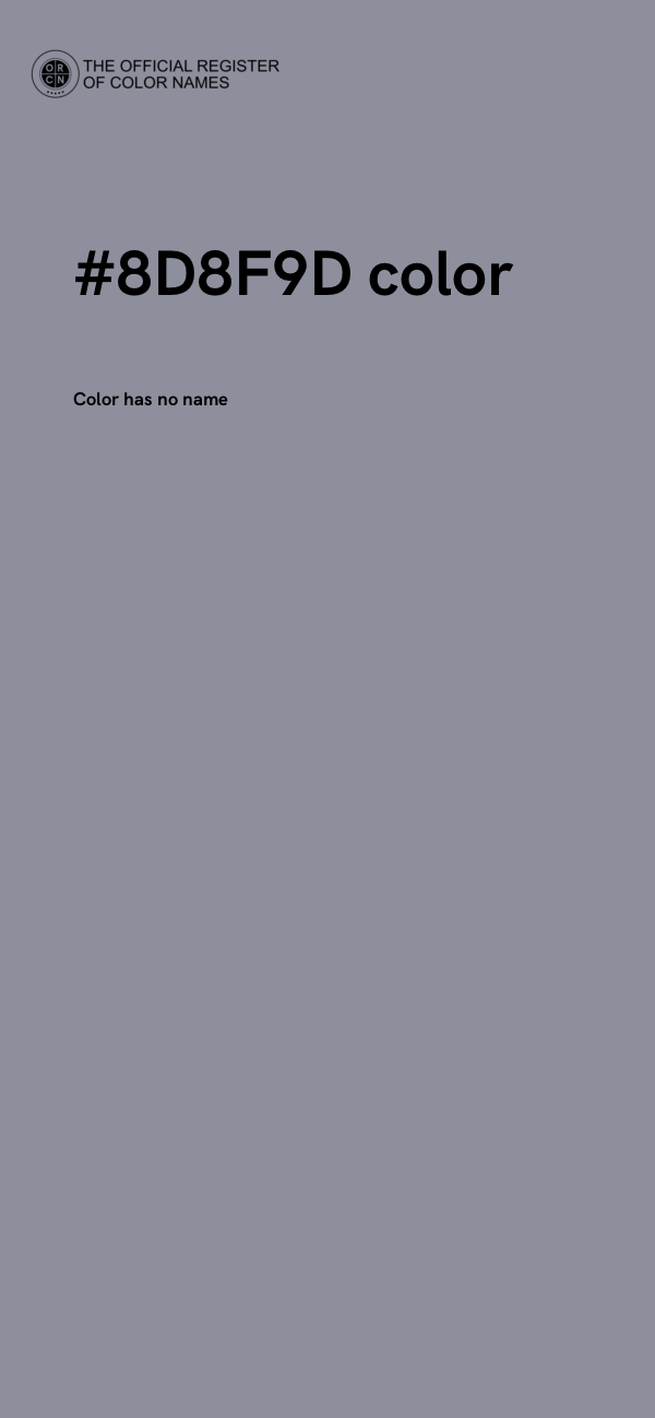 #8D8F9D color image