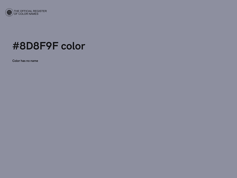 #8D8F9F color image