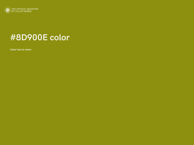 #8D900E color image