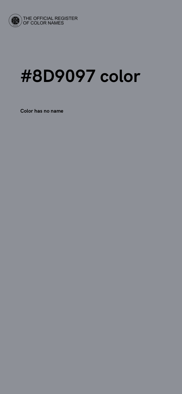 #8D9097 color image