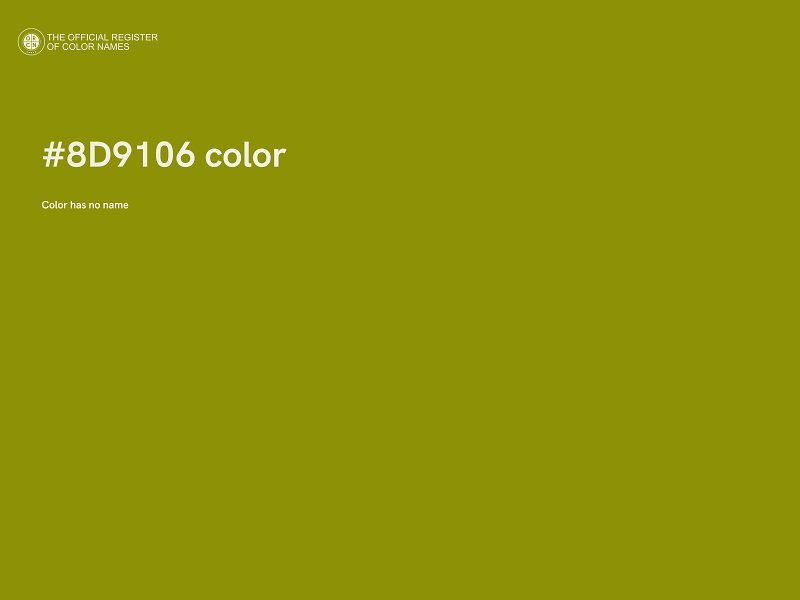#8D9106 color image