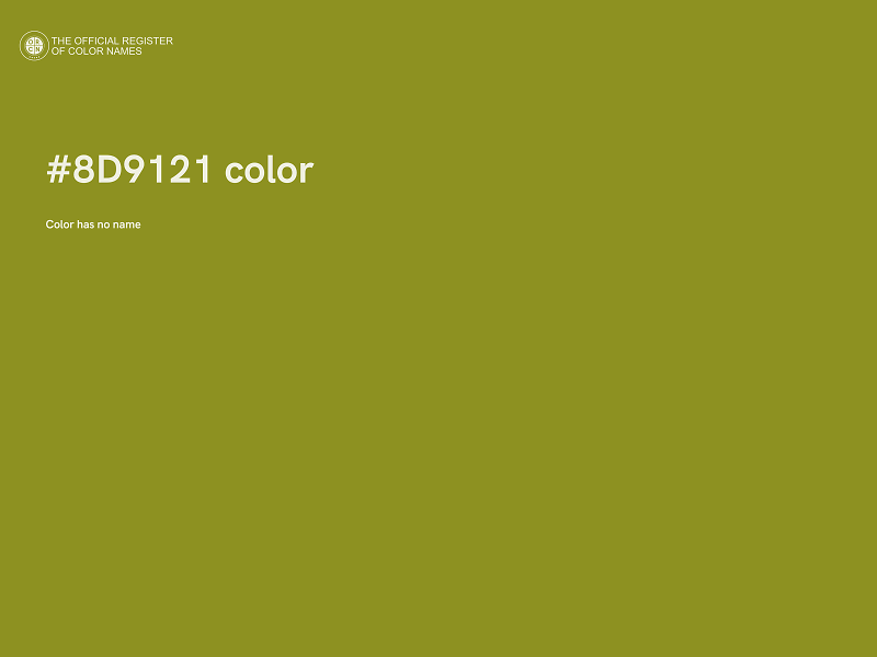 #8D9121 color image