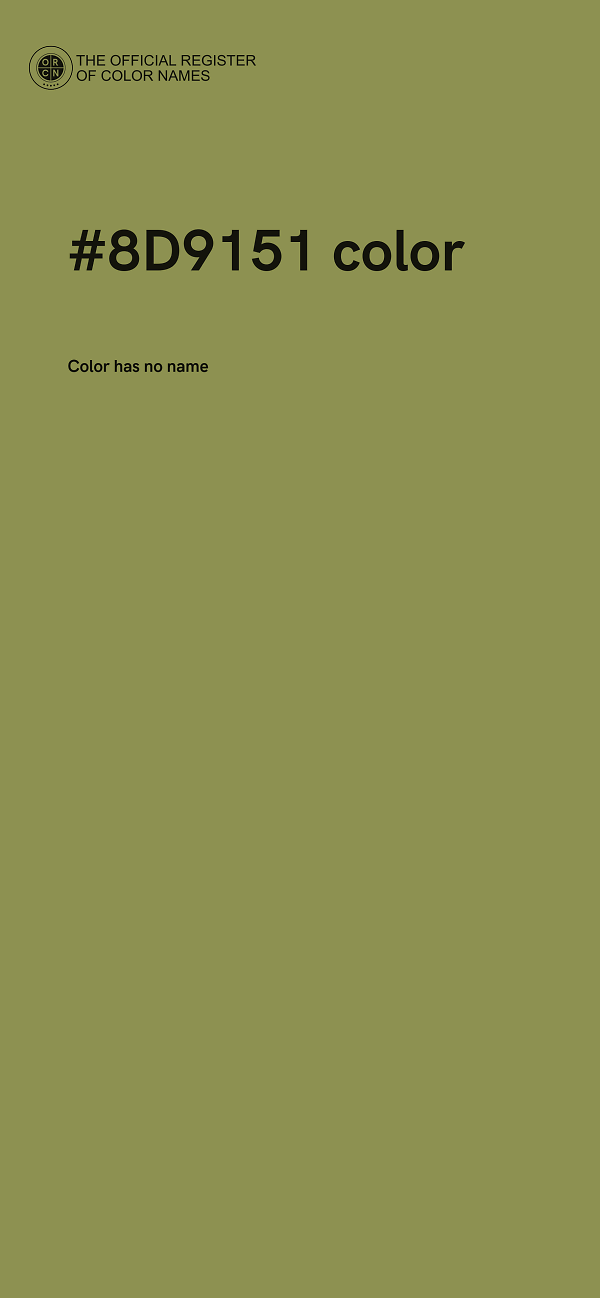 #8D9151 color image