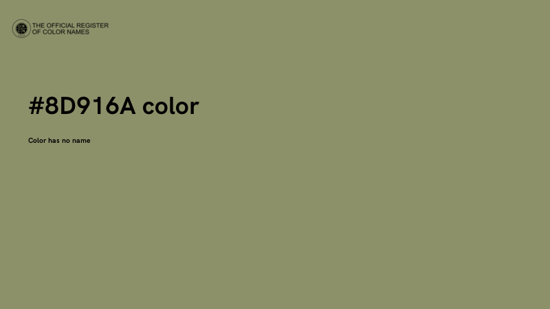 #8D916A color image