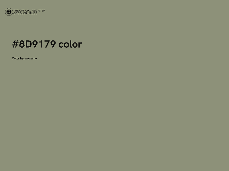 #8D9179 color image