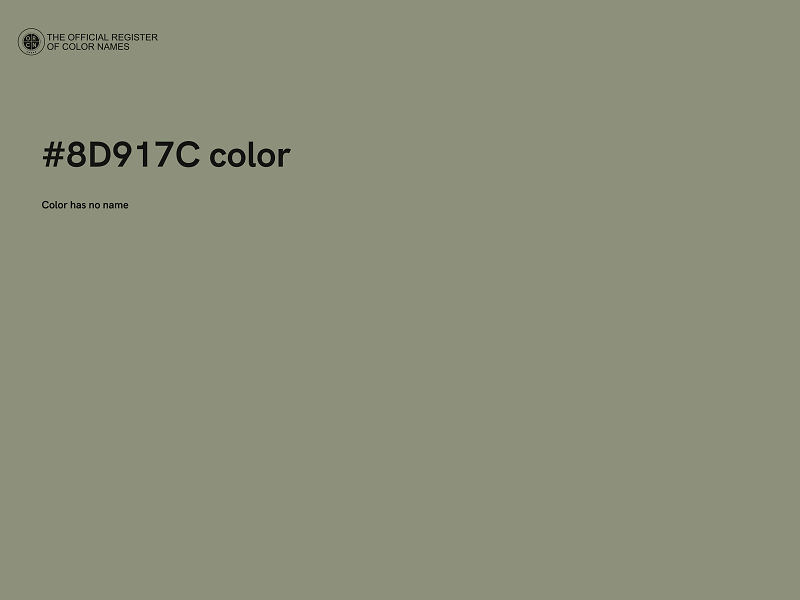 #8D917C color image
