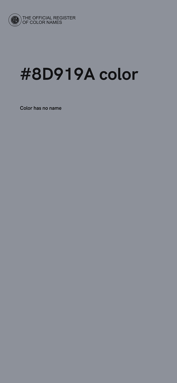 #8D919A color image
