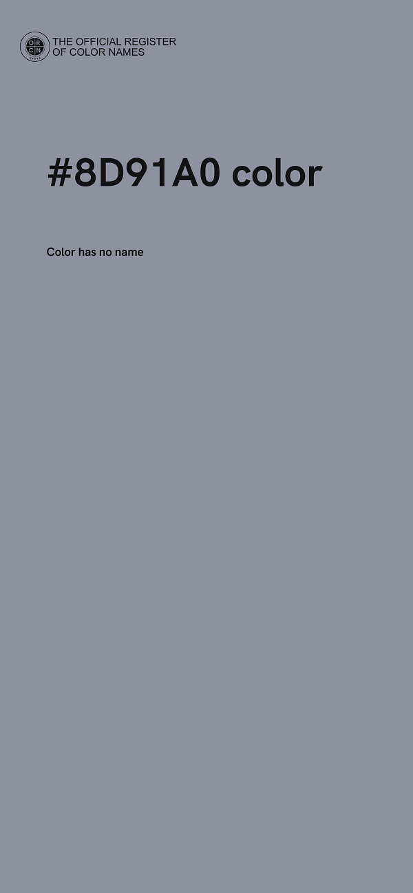 #8D91A0 color image