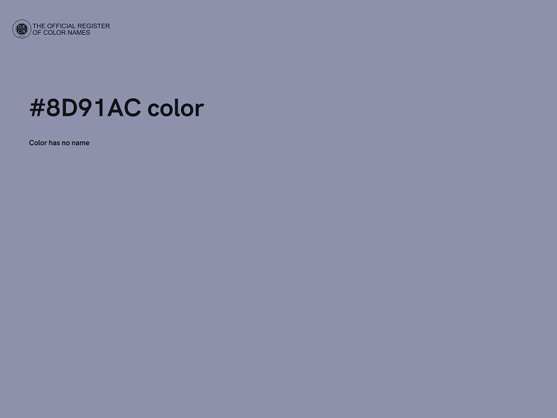 #8D91AC color image