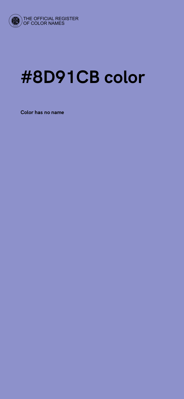 #8D91CB color image