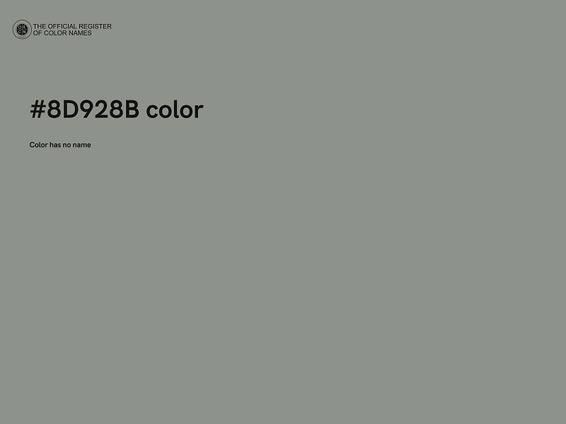 #8D928B color image