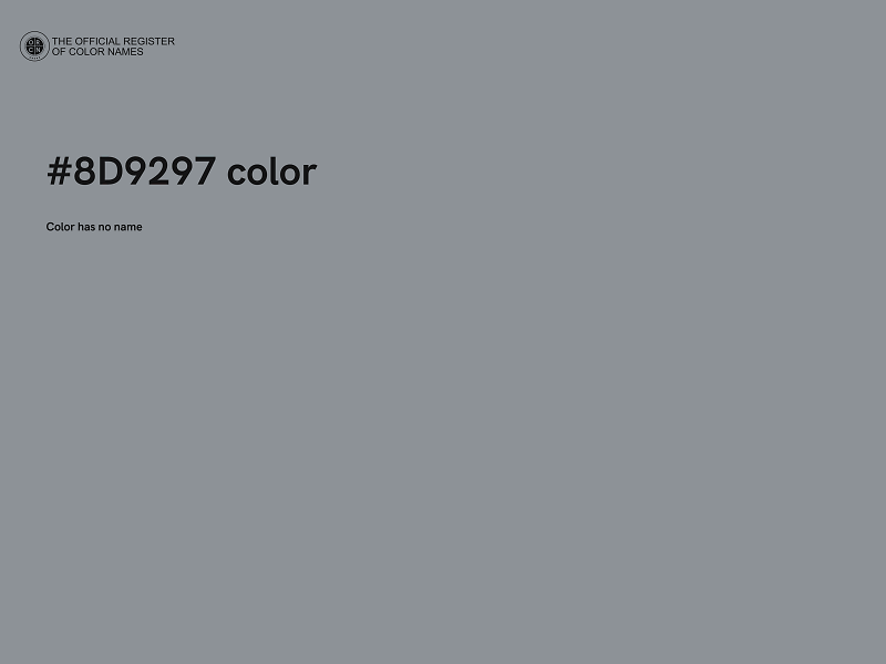 #8D9297 color image